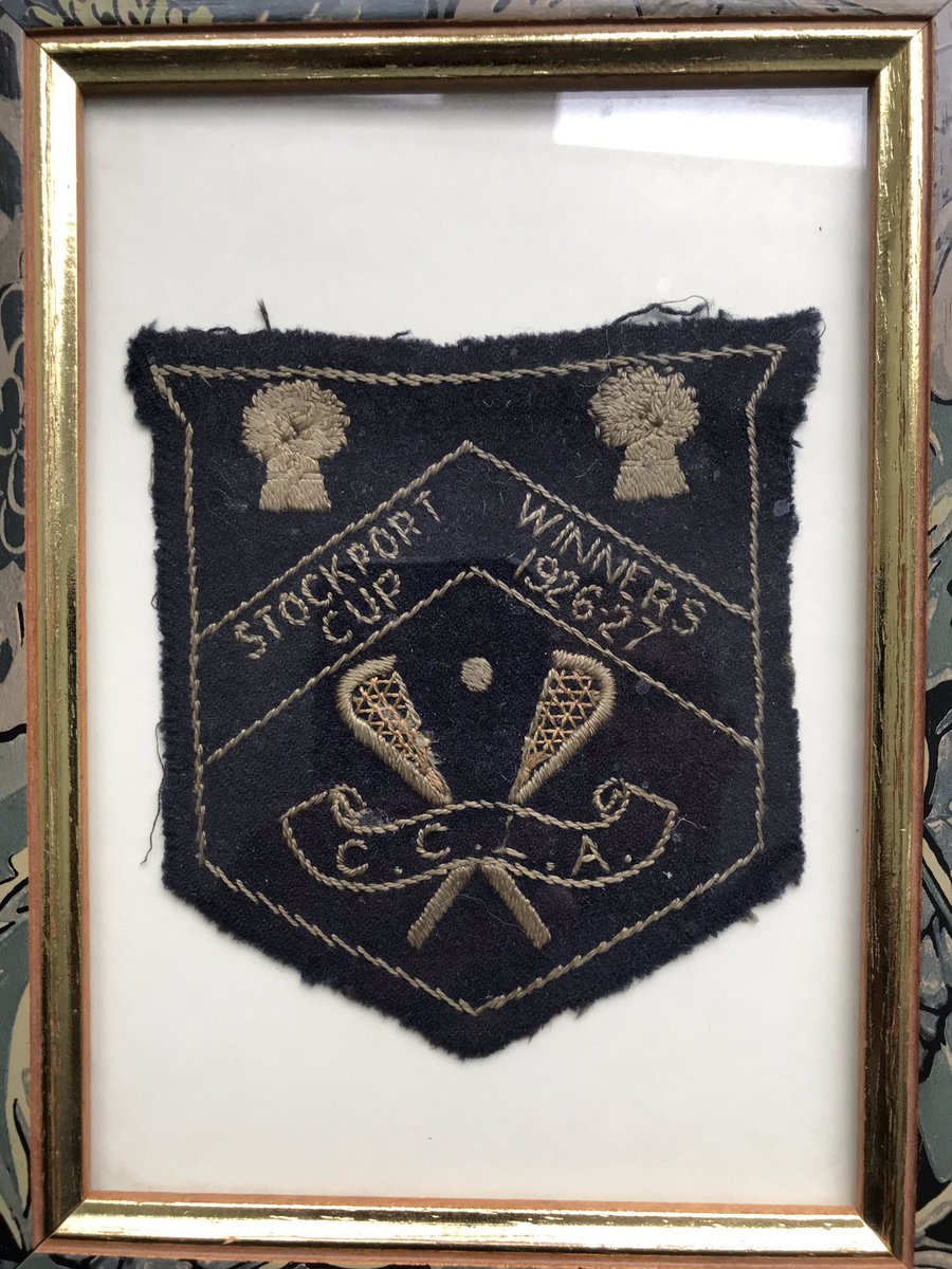 One of our u16’s players Louis received this in the post today off his great Uncle. Louis, great grandad played for <a href="/Stockport_Lax/">Stockport Lacrosse Club</a> winning the Stockport Cup. Nice on #Flags19 weekend. #Lacrosse #Lacrosslife @Thomothered