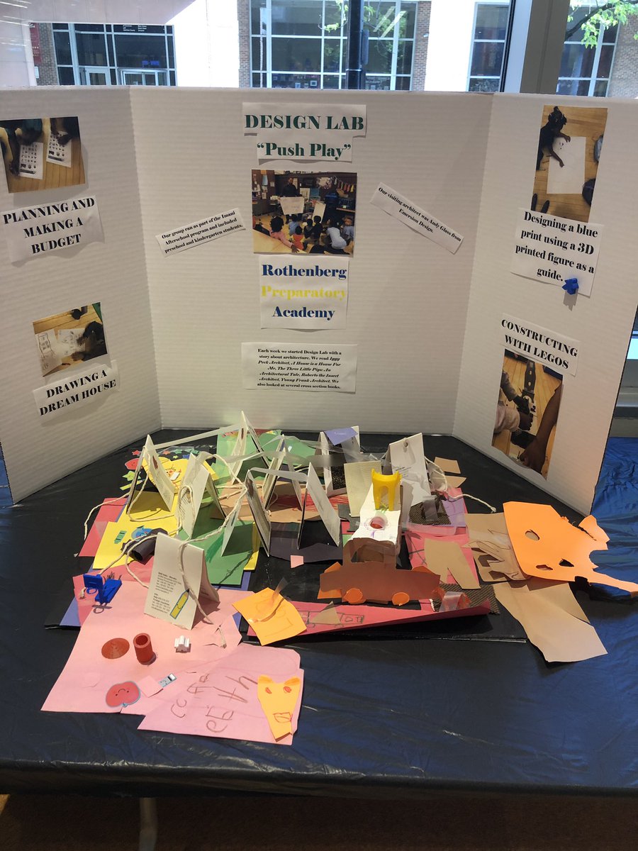 RiggsMelody's tweet photo. Super proud of all of my Pre-K and K students who participated in Design Lab this year. After the votes were in, it was this design (the “Super Park”) that won and is representing us at the showcase. Come see it downtown at the library all this week. #IamCPS #DesignLabCincy https://t.co/oRJ0kkRBCE