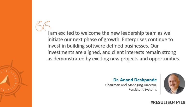 Persistentsys's tweet photo. #PersistentResults #Q4FY19 https://t.co/9BN3Hd3LSZ https://t.co/YNiawoyixS