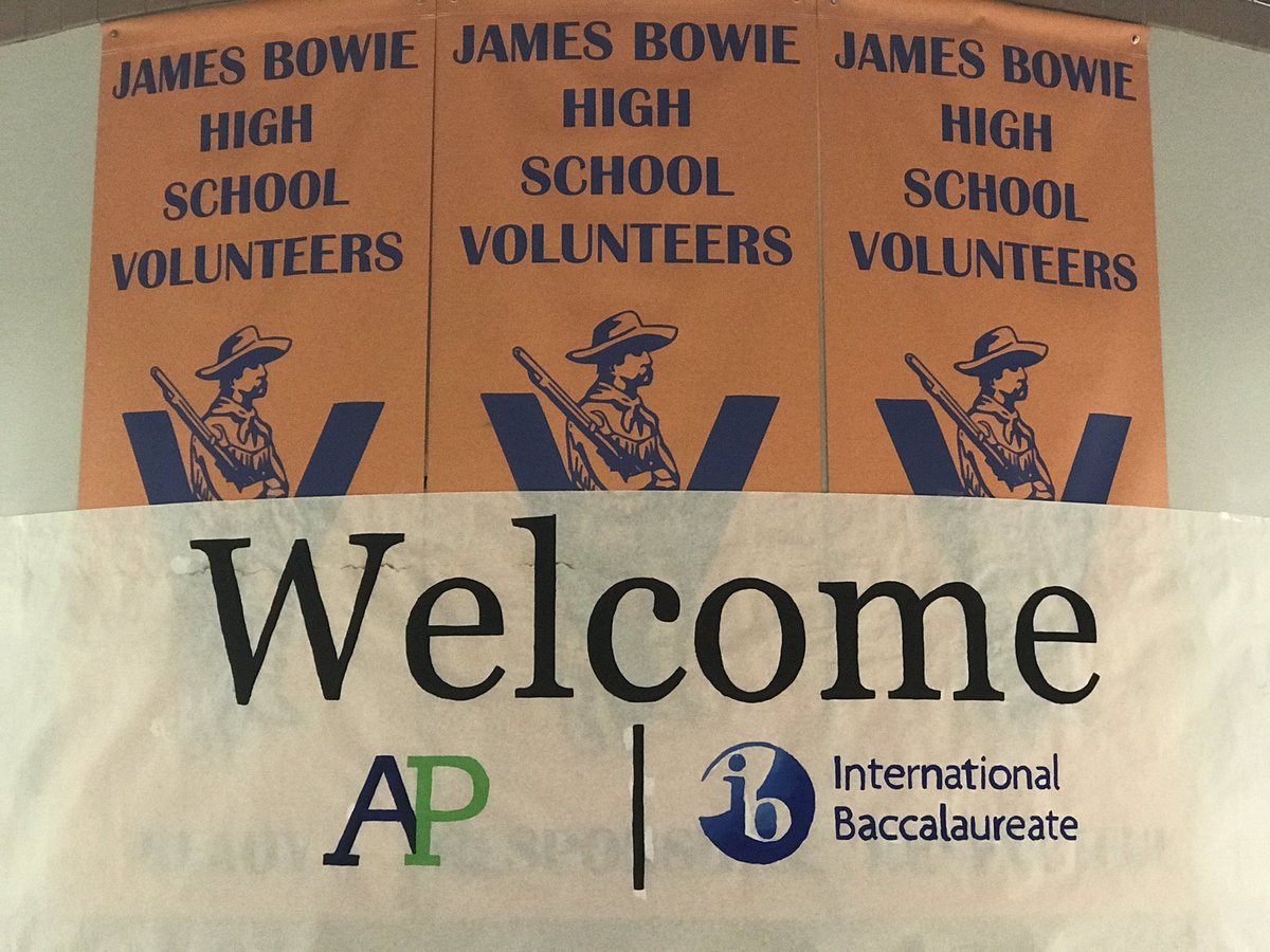 JamesBowieIBDP's tweet photo. Come on out to the 7th annual BHS Spring Fling for Advanced Academics! 9am-1pm. AP & IB exam prep, mindfulness, kickball, food & FUN! @JamesBowieIBDP @JBHSAVID @JamesBowieHS #positiveBowie #joinIB #advancedacademicsROCKS https://t.co/FG4ltkyZ82