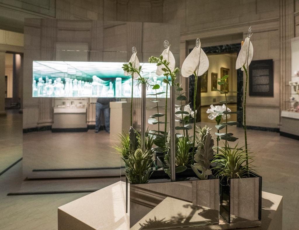 mfaboston's tweet photo. #ArtInBloom is in full swing! Here are just a few of the 50 stunning floral arrangements that are on view throughout the galleries: https://t.co/vvyAuOefBh 🌺 🌼 🌸 #mfaInBloom https://t.co/BRfLMosdVP