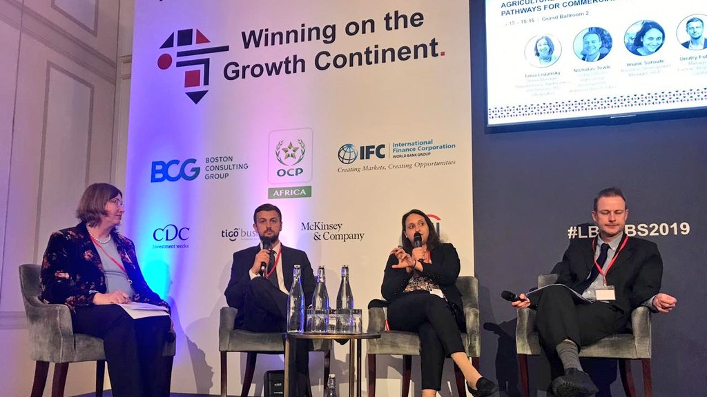 OCP Africa is participating at the #agriculture panel under the theme "Pathways for commercial agriculture". #LBSABS2019