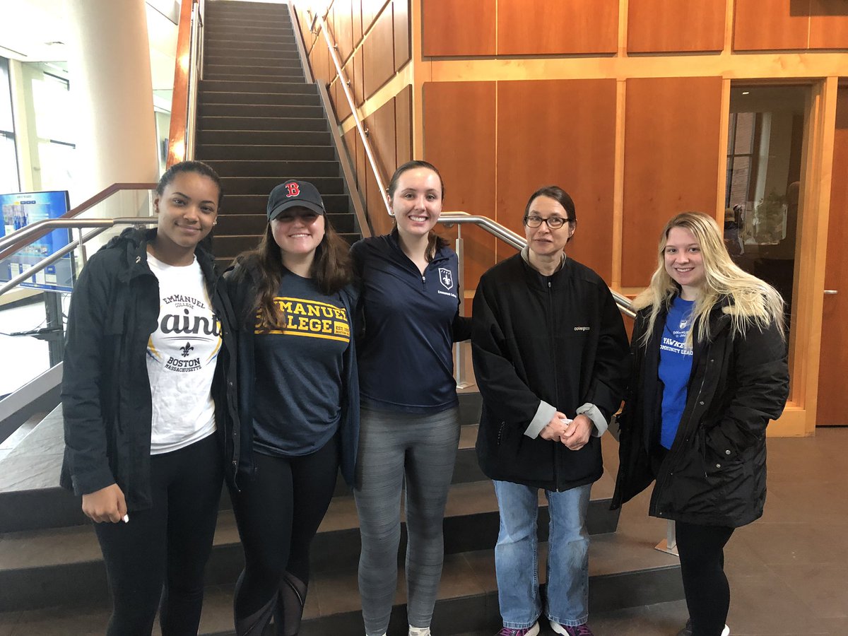 BradleydDeirdre's tweet photo. Spring Day of Service @EmmanuelCollege Thank you to all our dedicated students and staff and wonderful community partners for hosting! #ecserves #community #partnership ππβπ½π @ECMission https://t.co/q8NGE6VslR