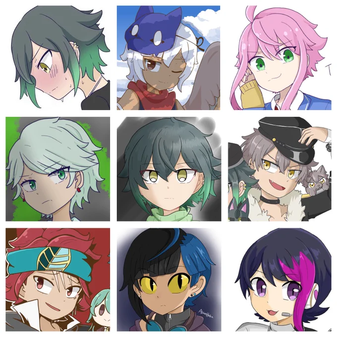 #FaceYourArt !! 
I draw mostly ocs, but sometimes draw fandom art (eg. enstars) 