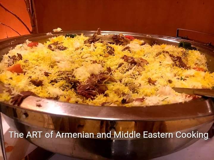 ARTARMENICOOK's tweet photo. ⭐ART'S QUZI - TRADITIONAL DISH IN THE ARABIAN GULF⭐

Quzi or Ouzi is slow cooked lamb chops served with spiced rice mixed with raisins or orange slices. 

https://t.co/AWrQhXg5jV https://t.co/P1KVCUK3UY