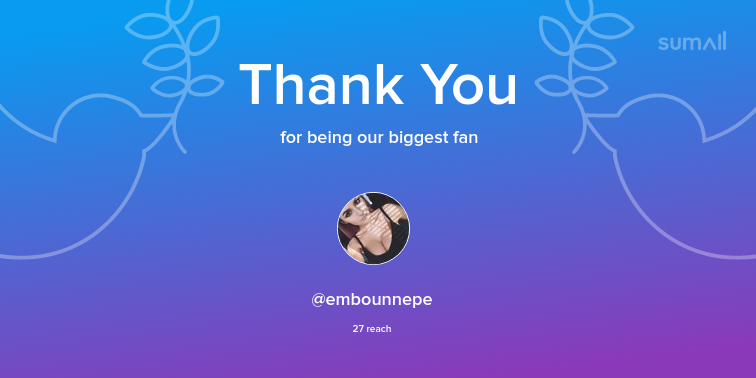 AnnaCle43579884's tweet photo. Our biggest fans this week: @embounnepe. Thank you! via https://t.co/DV4wFkp19Z https://t.co/ZVHZEbcqtQ