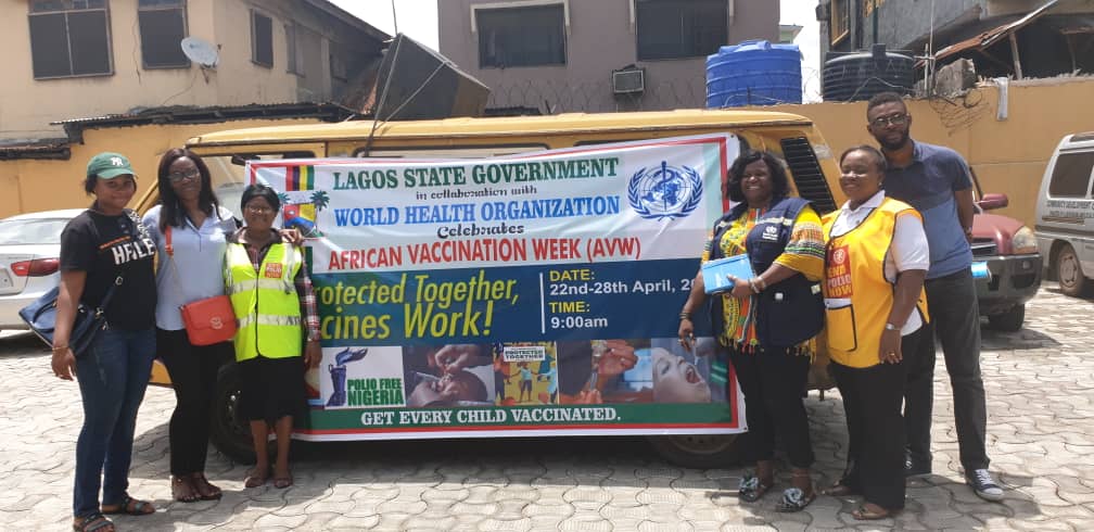 InnovativeLagos's tweet photo. Lagos Celebrates African Vaccination week 2019
@proactiveswz 
@WHONigeria 
@NphcdaNG 
#AVWng
#AVW2019
#ProtectedTogether
#VaccinesWork
#vaccinesheroes
#Supportimmunization
@Charleskorir69 https://t.co/5qjDY1k1JO