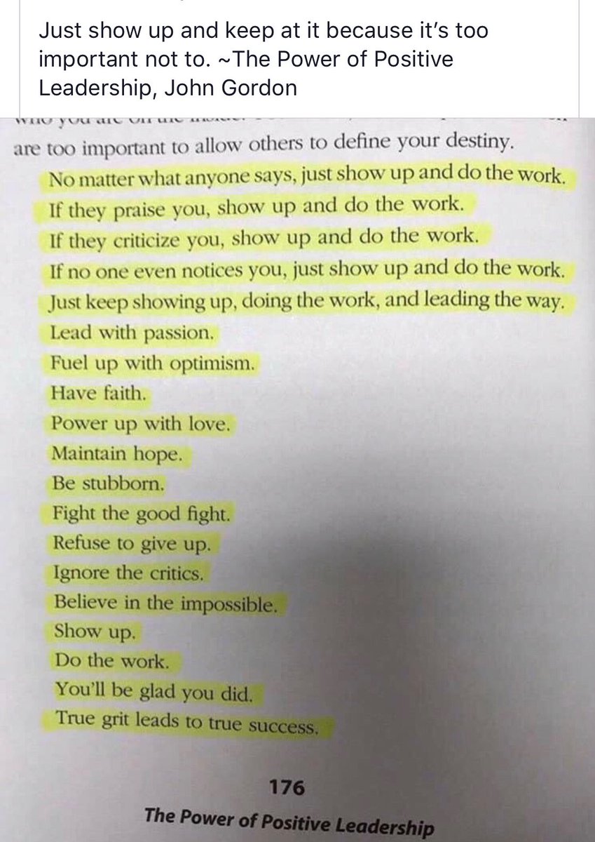 MistyZesch's tweet photo. If you haven’t read any of John Gordon’s books you’re missing out! He is highly motivating and keeps you focused on what is important. I recommend his work to everyone not just people in leadership roles. https://t.co/Xqfalj3CA9