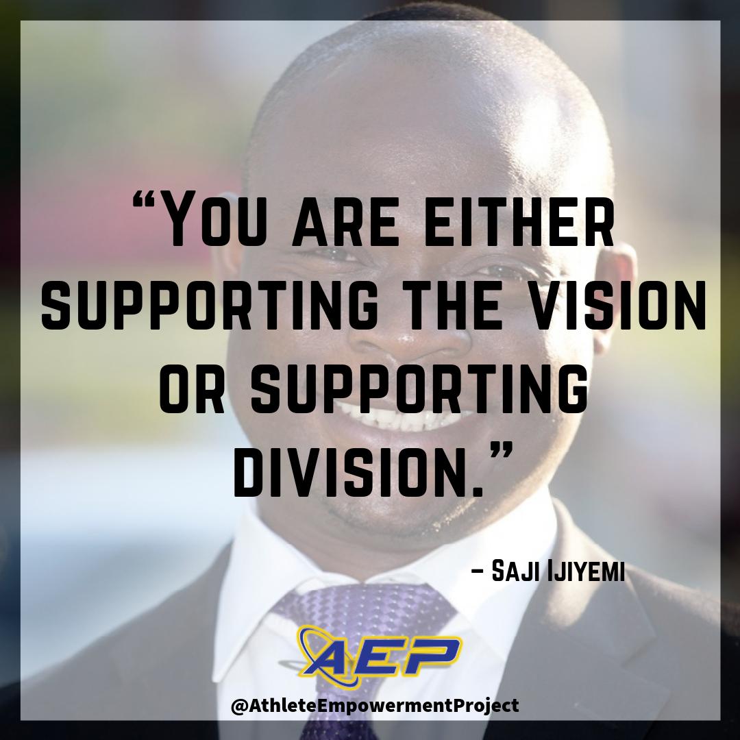 You are either supporting everybody else supporting the separation of the team. If you are negative and don’t agree with the vision and make that clear, you are bringing the team apart and only making things worse.
#AthleteMotivation #AthleteEmpowerment