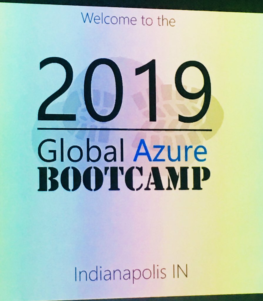 elisamoren10's tweet photo. Global Azure Bootcamp is today! Thanks @pdrocorrea for putting together an awesome #azure event in #indy #microsoft #ais #workatais @aisteam https://t.co/Y6CiqSWDtR