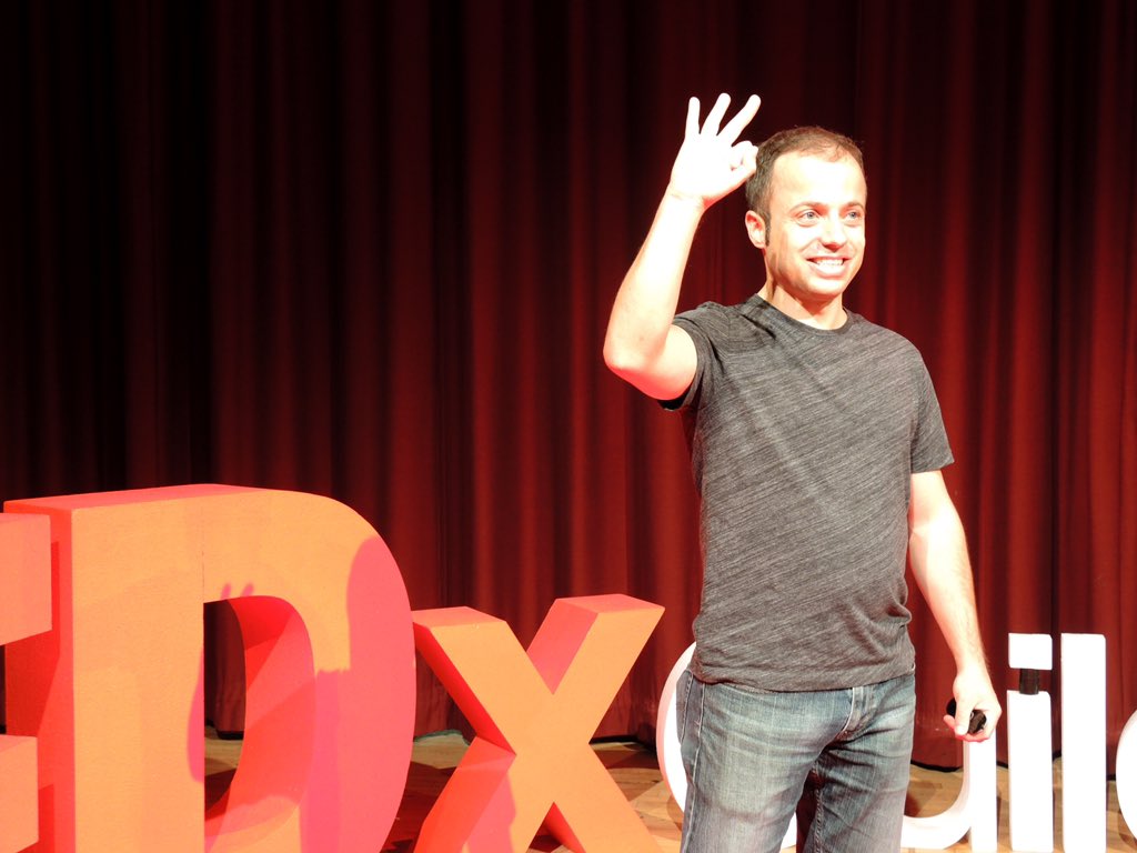 Our final speaker before our first break is Davide Caffi he is teaching us how we can innovate in our everyday lives. It only takes 5 seconds....