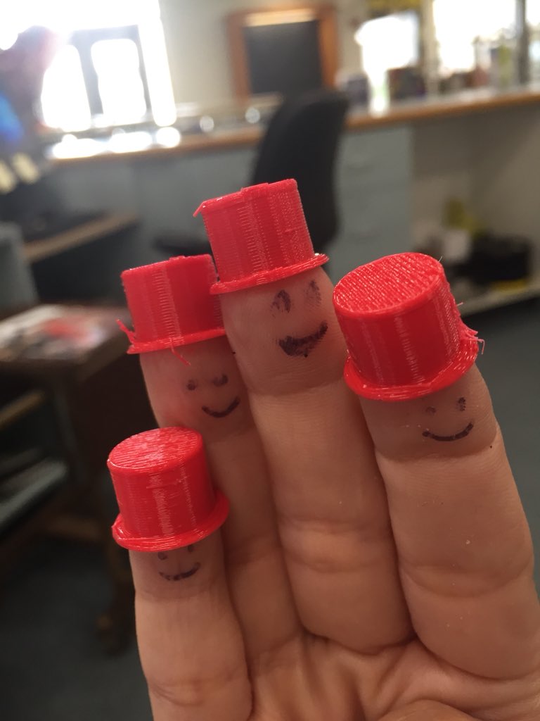 bhslrc's tweet photo. Who knew all the uses for a 3D printer?  What will you create?  Stop by the LRC to check it out. https://t.co/szmg8B7oSI