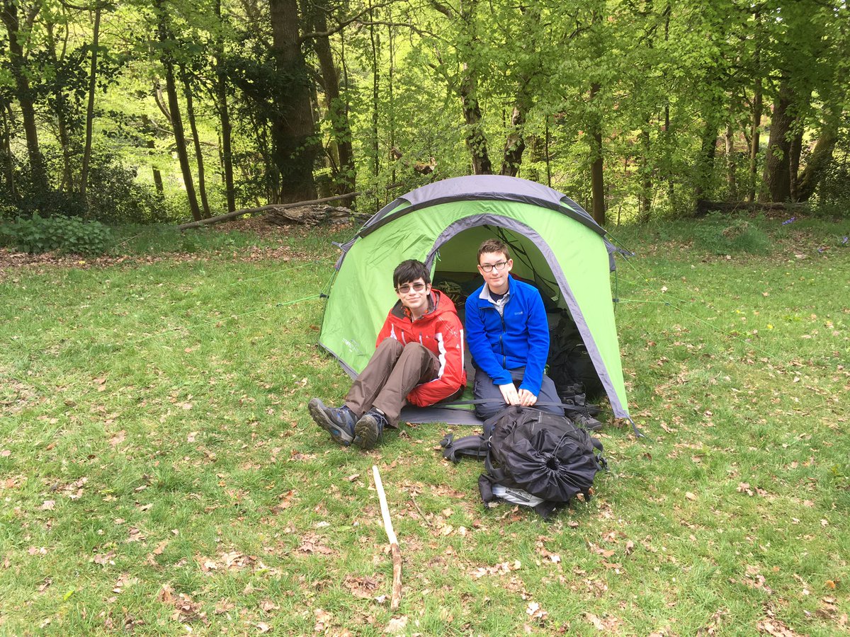 All safely in to the campsite.@eggars <a href="/DofESouthEast/">DofE South East</a>