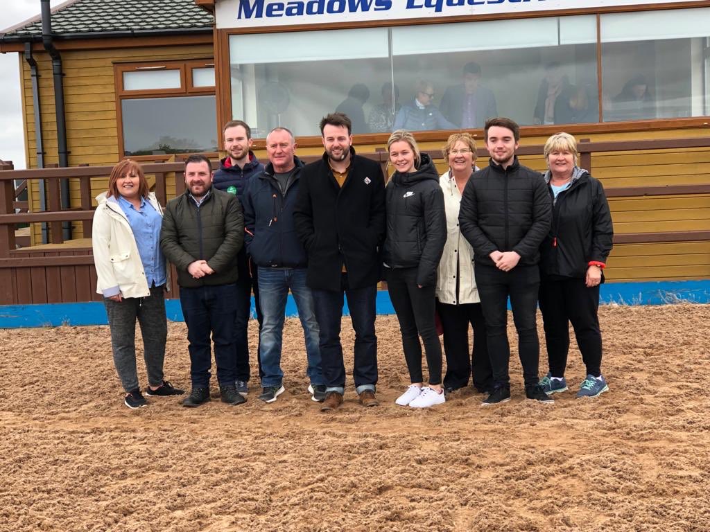 columeastwood's tweet photo. The rain won’t stop #TeamSDLP today. Delighted to join @SDLPlive candidates in Lurgan at the horse show. 

The message is very clear right across the north - politicians need to get back to work.

Vote SDLP on 2nd May and help us get politics back working #EnoughIsEnough #LE19 https://t.co/vouIPLQSKH