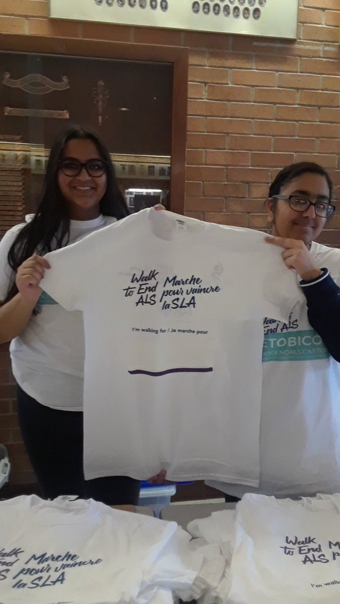 WestHumberCI's tweet photo. Registration ends in 15min! Sign in, get your T-shirt & get walking! #futurewithoutALS https://t.co/3DDwVznpZw