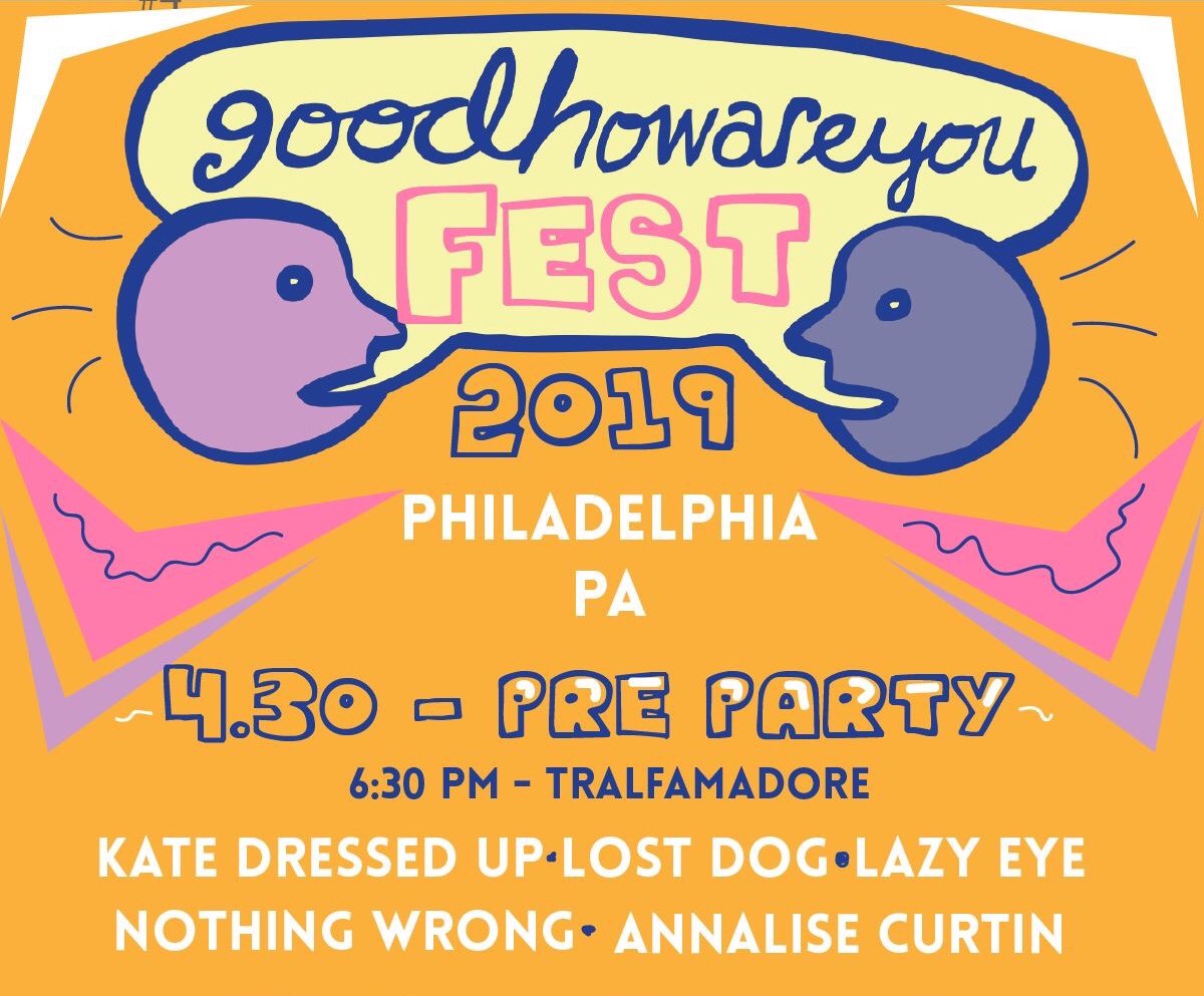 nothingwrongphl's tweet image. 3 days until our first show at Trafalmadore with Kate Dressed Up, Lost Dog, Lazy Eye, and Annalise Curtain!! Please come. They said they’re gonna cancel the show if you’re not there.