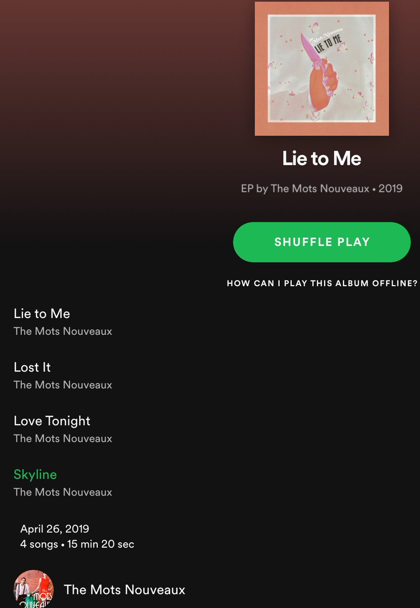 YALL PLEASE TAKE 15 minutes and 20 seconds out of your day and listen to the new <a href="/themotsnouveaux/">The Mots Nouveaux</a> EP! ITS SO AMAZING! ♥️♥️♥️♥️♥️♥️♥️ <a href="/emmaleefitz/">Emma Fitzpatrick</a>