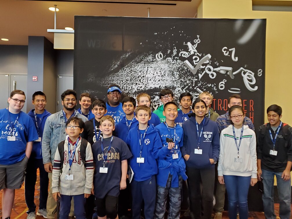 noneuclidean73's tweet image. LNC Mathletes getting ready to compete at MathCON.  I’m a very proud coach. #LNCPride #MathCON2019