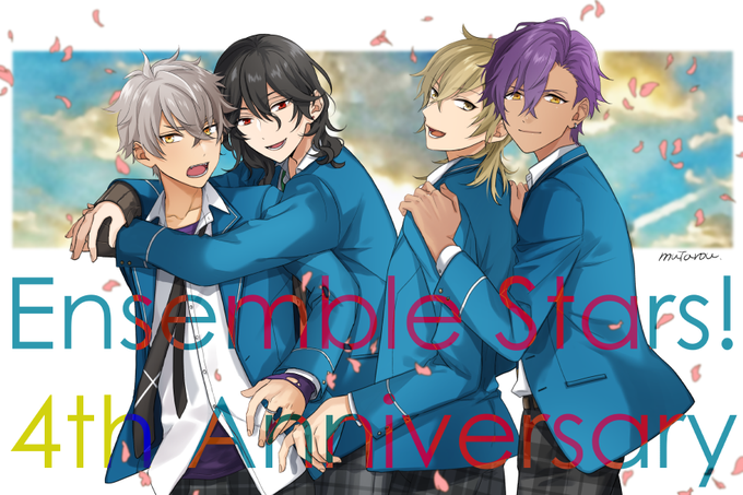 あんスタ リアルイベント あんスタ 4周年缶バッジ 4周年ポート
