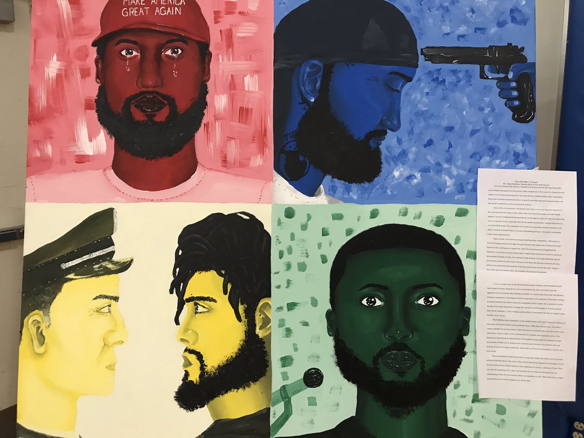 KTTReading's tweet photo. Incredible murals depicting the impact and changing focus of hip hop, rap and spoken word at Tenacity Challenge 2019. Congratulations to all competitors! #tenacitychallenge2019 https://t.co/UipkIe8Mp3