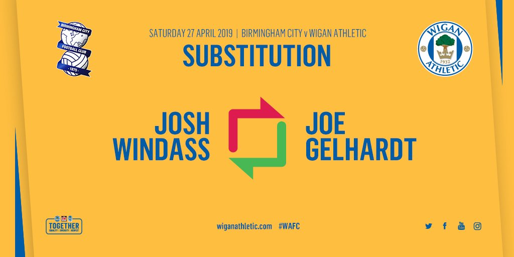 LaticsOfficial's tweet photo. 👏 What a moment this is for 16-year-old Joe Gelhardt! He's on at the break for his league debut for Latics! (1-1)

#wafc 💛🔵 https://t.co/LMhY6Um3UV
