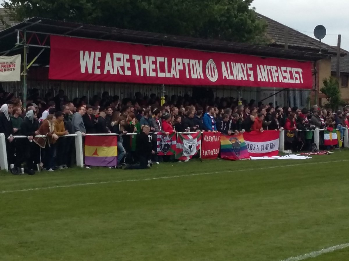 Danny Daly On Twitter Great New Banner Claptoncfc Forzaclapton Antifa