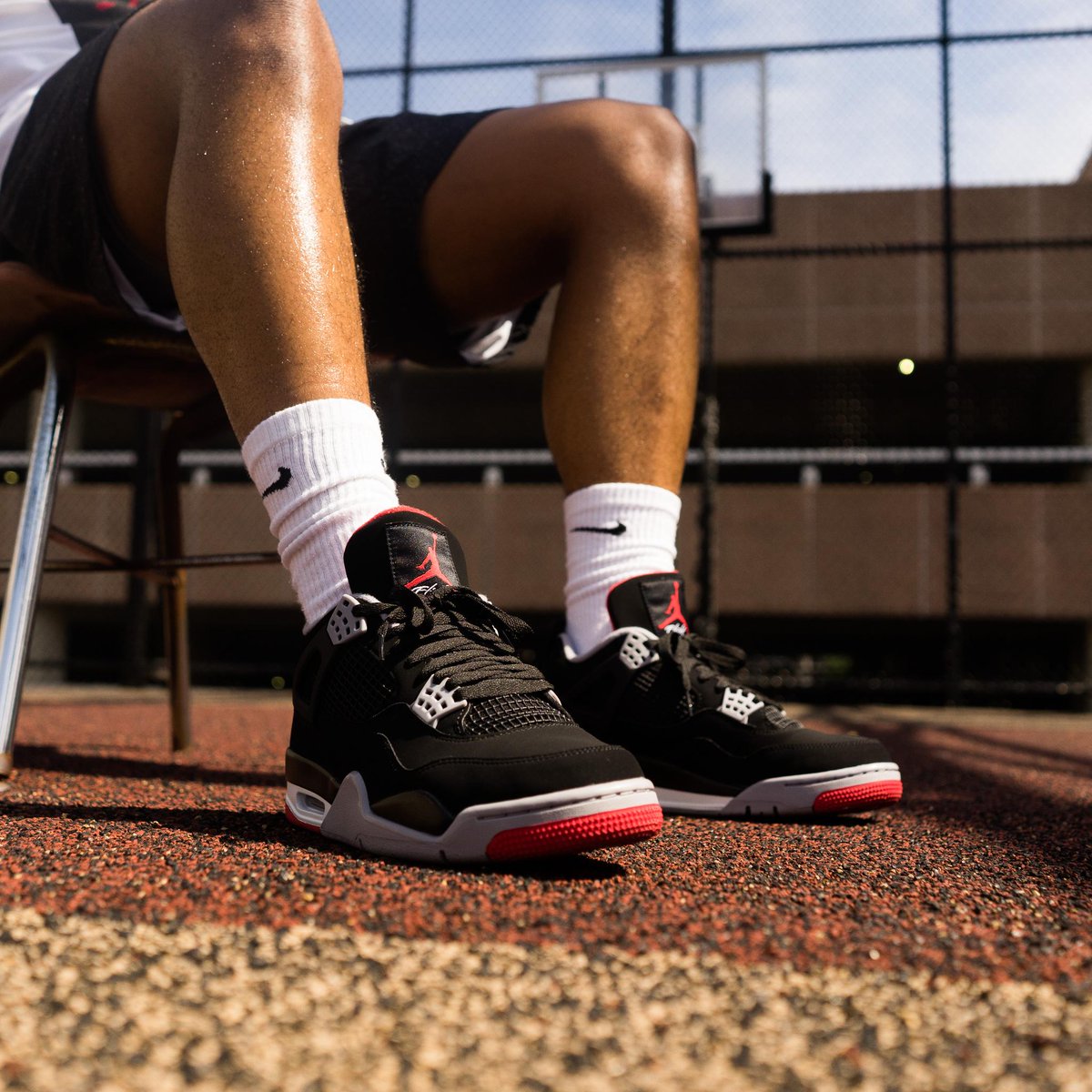 jordan 4 bred hibbett sports