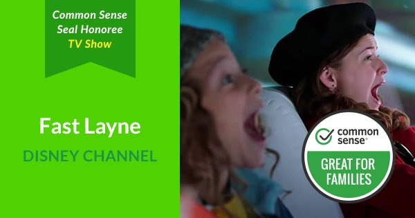CommonSense's tweet photo. Congratulations to @DisneyChannel's humorous series Fast Layne, honored with our #CommonSenseSeal for exceptional family TV!
Full review: https://t.co/2dPT0Alln5 #DisneyFastLayne https://t.co/VAXTMWVym0