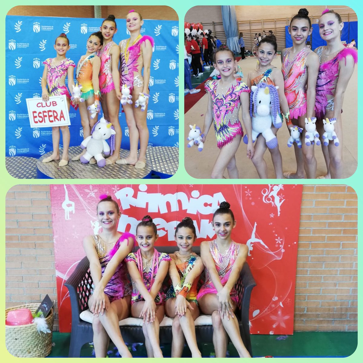 GR_ESFERA's tweet photo. En el Trofeo Meraki nos volvemos con 2 medallas!! Itziar Catalán 2° Benjamin Base ML y Rocio Parra 1° Cadete Base Cinta!! Enhorabuena Preciosas!! 👏💜💪 Deseamos una pronta recuperación a Rocio Rojo que se ha lesionado en la competición y no ha podido competir 😘 https://t.co/qJXD5PwGWc