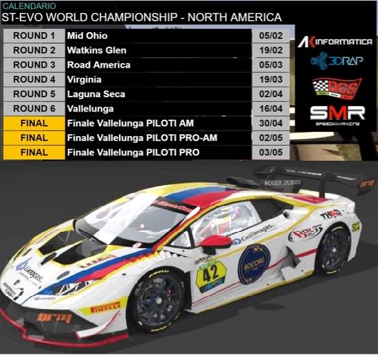 wbarbosag95's tweet photo. Gran Final campeonato Lamborghini Super trofeo Evo by ERS  en Vallelunga, en esta ocasión se enfrentarán los pilotos de Pro-Am de USA, Europa y Asia, el objetivo de @wbarbosag95  claramente es la victoria. @ascencionelson https://t.co/OBWjvUv2p2