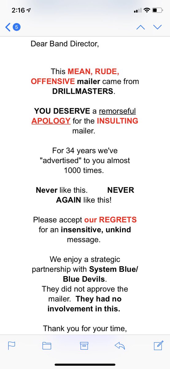 upsidedownemoj1's tweet image. This is literally the worst “apology” I’ve ever received. #drillmasters needs to get their shit together. 

I’m not too mad, but I also don’t want to be yelled at by the place I buy my marching shoes from.