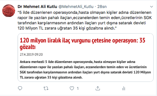 Hasta yokken hekimleri,blmediği hastalara ilaç yazdırmaya zorlamayın,zorlayanlara da tepki gösterin.Hastayı getirmek,ya da ayağına gitmek devletin görevidir.

Hekimin görmediği hastaya ilaç yazması suçtur.