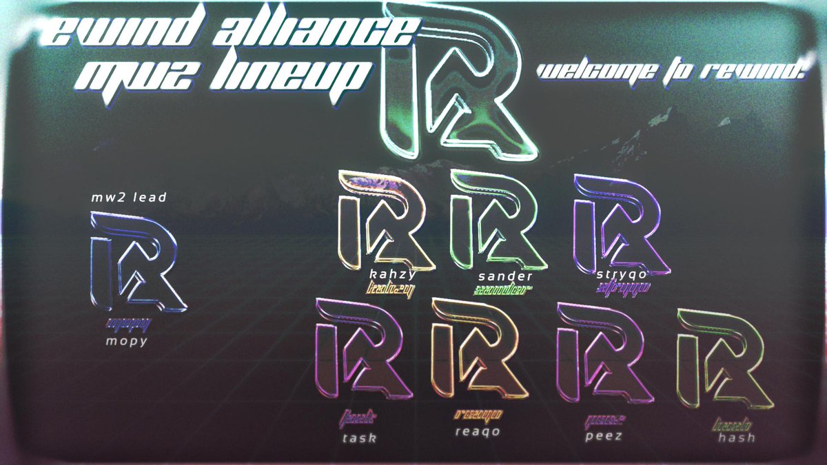 Rewind Alliance MW2 Lineup 2019!
#LetsRewind #MW2Forever