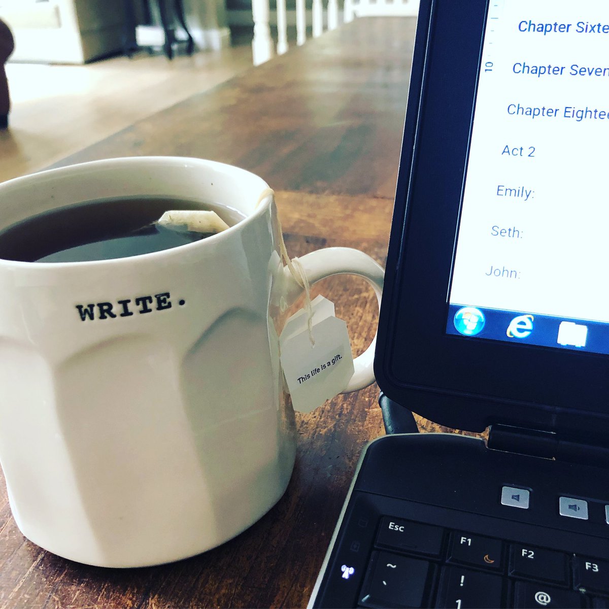 taleof2writers's tweet photo. It’s crunch time. Holly and I are finishing the book and preparing for agent meetings mid-May. Pray for us. #weneedalltherightwords #agentwanted #theroadtopublicationisWOW #writingediting #deadlinesaremotivating #YAFantasy https://t.co/4vjcdxpHYG