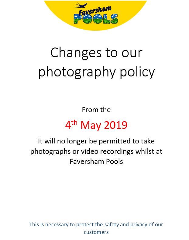 FavershamPools's tweet image. Please be aware of the changes to our Photography Policy starting next Saturday and observe them, many thanks in advance 👍🏽👍🏽👍🏽 #nophotos #novideos #swimming #faversham