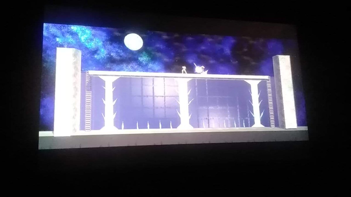 btherr18's tweet photo. I've been ultra-digging the stage creator in #SmashBros.  So far, I've made a waterfall with falling debris, a working volcano that erupts at random, and The Pit from #MortalKombat. https://t.co/OS1lWPlPrq