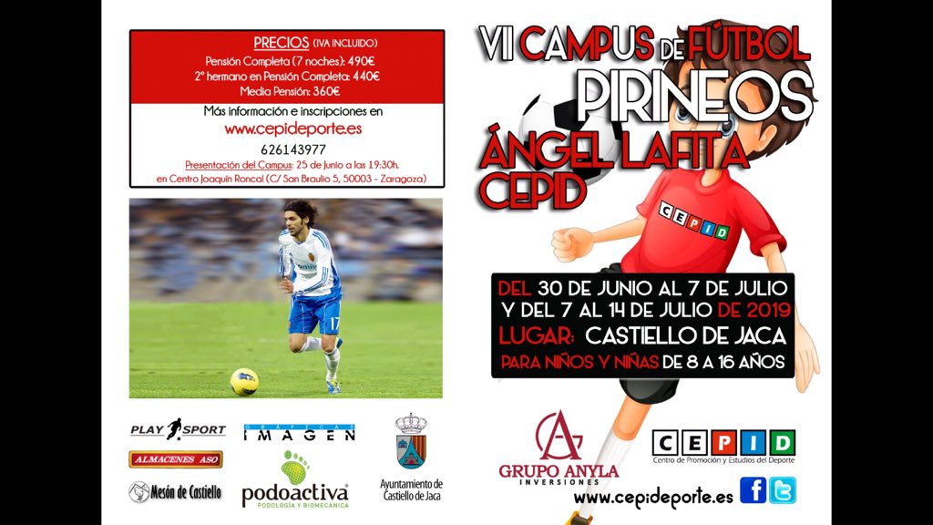 Campus de Fútbol Pirineos Ángel Lafita tweet media