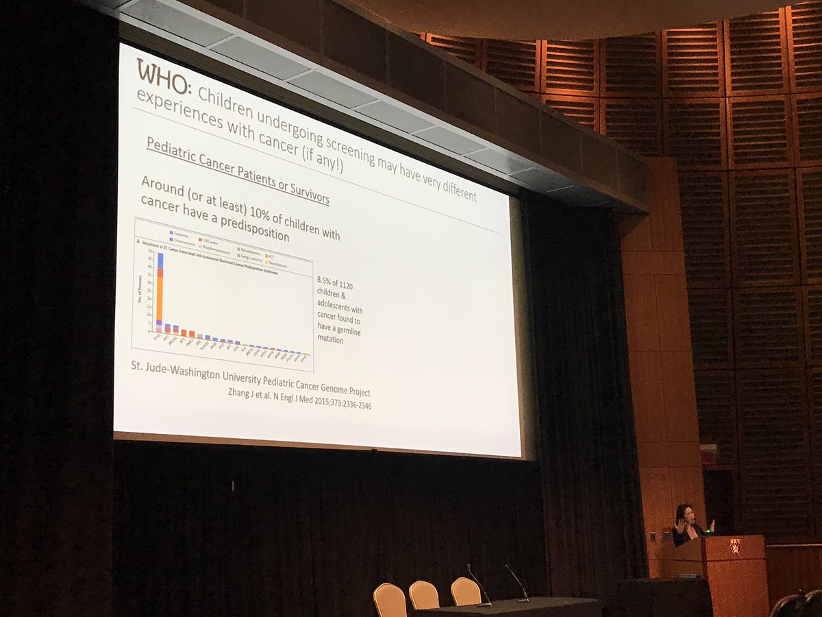 myfoodsquare's tweet photo. Dr. Junne Kamihara talks about at least 10% of children with cancer have a inherited predisposition! #CancerGCConf https://t.co/6OP0Pmge5u