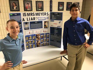 PrincipalBlythe's tweet photo. It was a great District 6th Grade Science Fair! Congrats to the winners at Amy Beverland, Forest Glen, and Harrison Hill! #LTRocks https://t.co/VZjs78bYHS