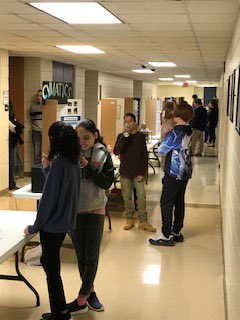 PrincipalBlythe's tweet photo. It was a great District 6th Grade Science Fair! Congrats to the winners at Amy Beverland, Forest Glen, and Harrison Hill! #LTRocks https://t.co/VZjs78bYHS