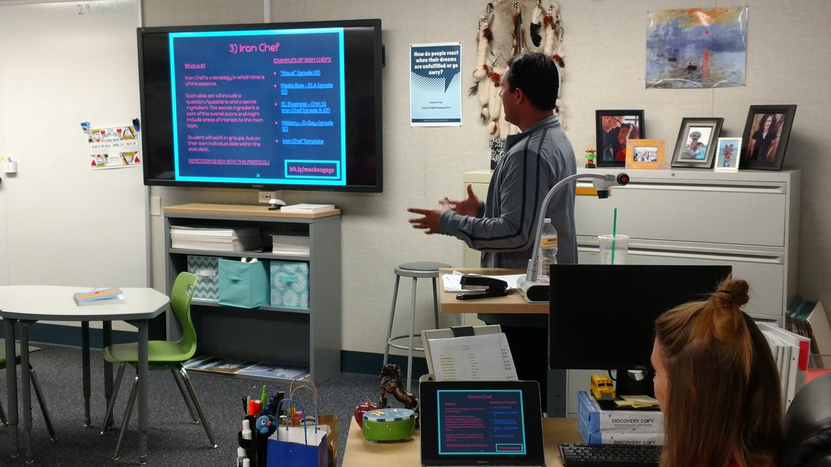 kfairchild6's tweet photo. Ryan Mock presenting Iron Chef #eduprotocol at #SVUSDedtech Engage Summit. #SVInnovates @jcorippo @MarlenaHebern #saturdayteachers https://t.co/QBCdUt1hwo
