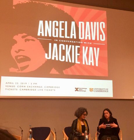 AbeyamiOrtega's tweet image. Still elated, inspired and full of hope after the #PathwaysToLiberation symposium at Cambridge uni @CamSociology, a day of insightful critique + visionary activism +moving beauty after the #AngelaDavis and poet #JackieKay conversation. @SistersUncut a special highlight