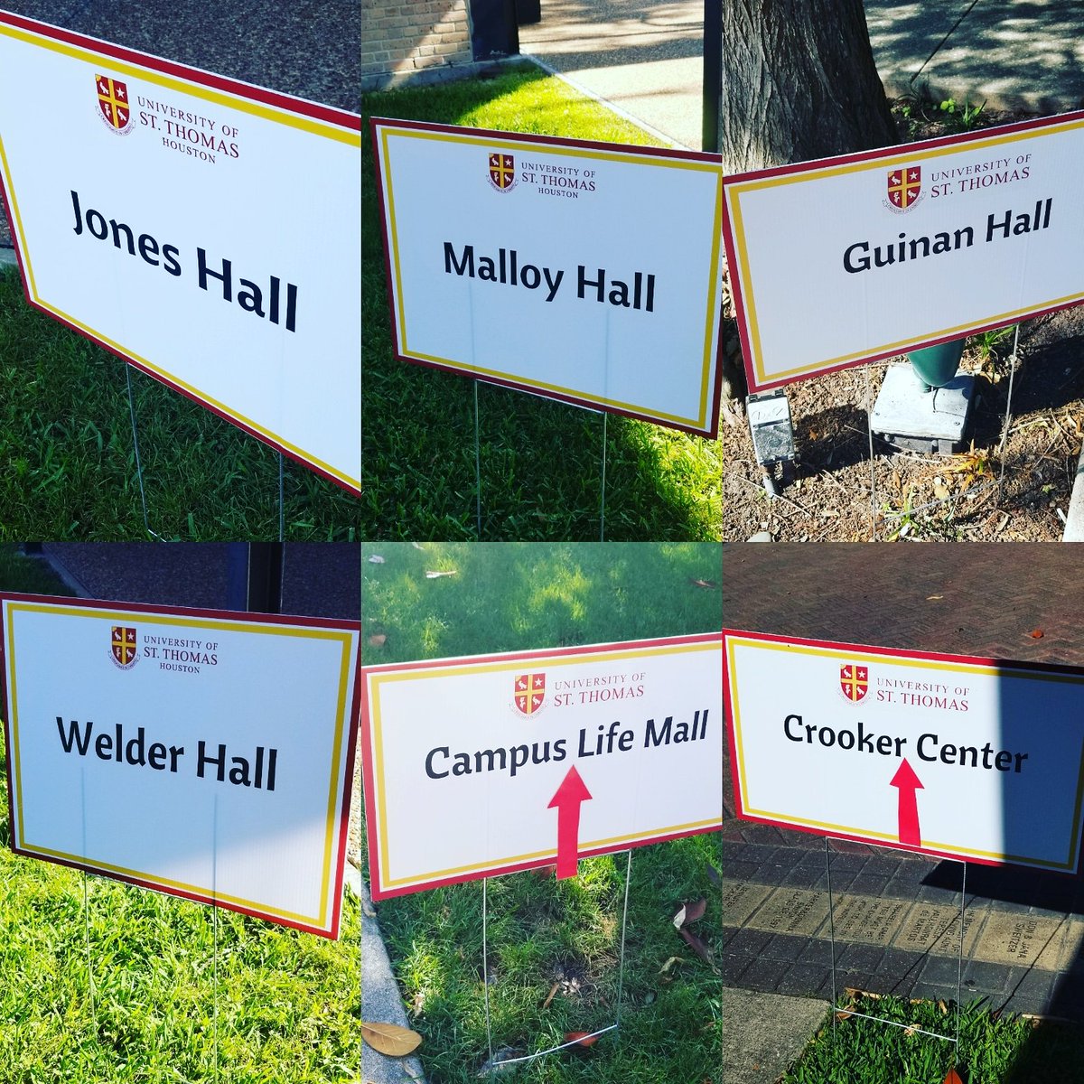 USTadmissions's tweet photo. ROAR day weather is amazing! With this great weather walking around campus is the best! #RedCelts #GoldCelts #USTHouston #CeltNation #FutureCelts #LiberalArts #STEM #College #University #Students #USTBold #BeYourBoldSelf #UST23 #USTROARDay #CeltROARDay https://t.co/HG06DF2jaS