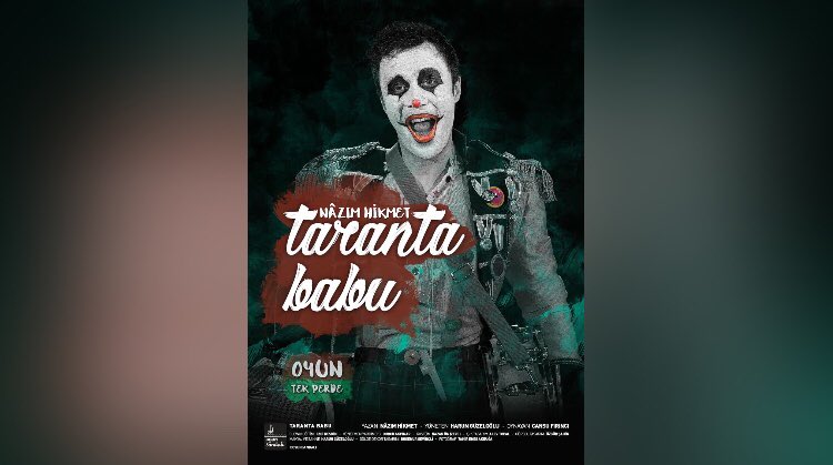 🎭 TARANTA BABU

#tarantababu #nazımhikmet #nazımhikmetran #oyunsandalı @OyunSandal #cansufırıncı @cansu_firinci @podyumsanatmahal @podyumparkbursa #tiyatro @bthntozkoparan