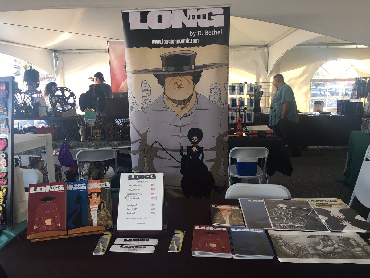 DBethel's tweet photo. All set up for today’s #orocon! Gates open at 10am! I’ll hope to see you there! https://t.co/ccVRDLcjcu