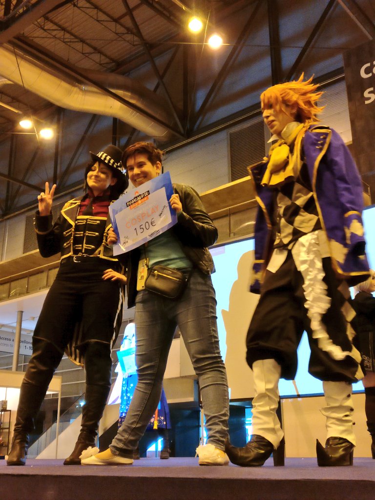 mangadrid's tweet photo. ¡Ganadores del concurso de cosplay de Mangadrid! https://t.co/TdkmaCjZue