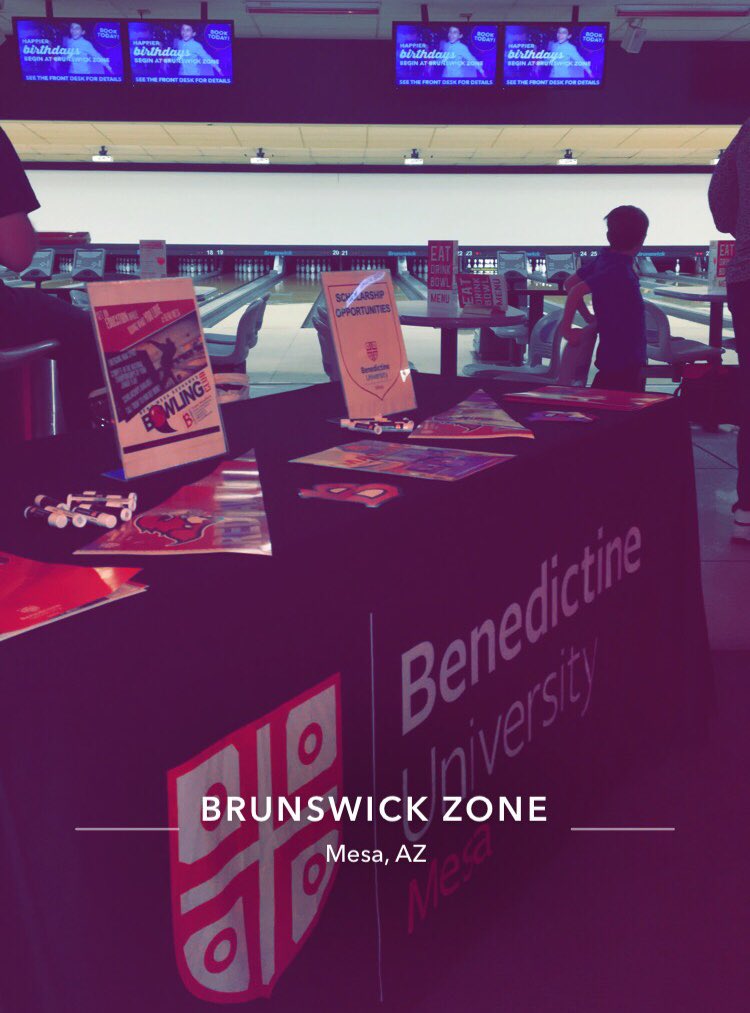 BenU Mesa Men's Bowling out at Brunswick Zone Mesa for today's <a href="/USBC/">USBC</a> Arizona Tournament of Champions! 🏆🎳