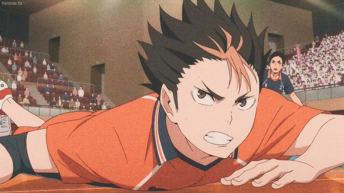 kqrasuno's tweet photo. bakugou                 nishinoya
                     🤝
        sharing the same
    voice actors and being
    the prettiest creatures https://t.co/jYFQaZreY7