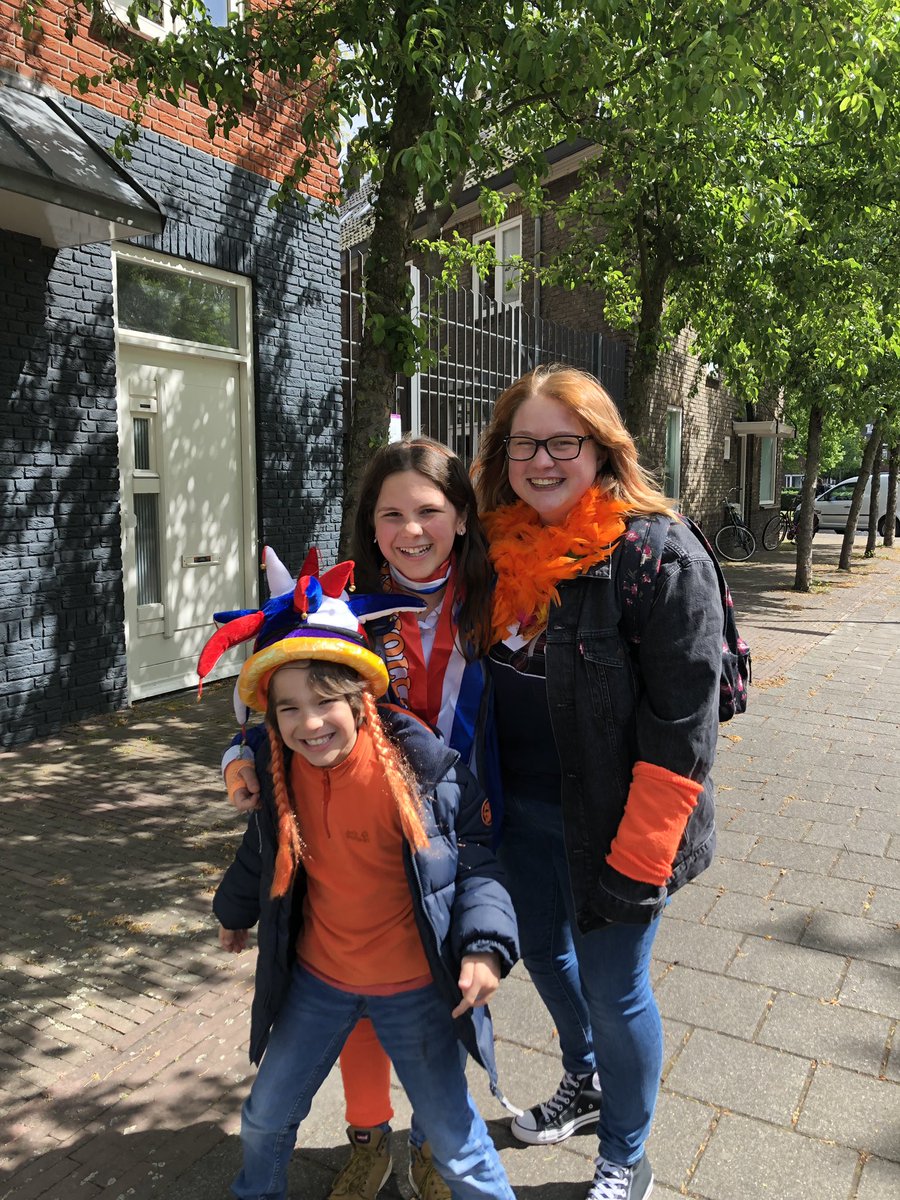 #Breda #noskoningsdag onze eerste Koningsdag in Nederland!