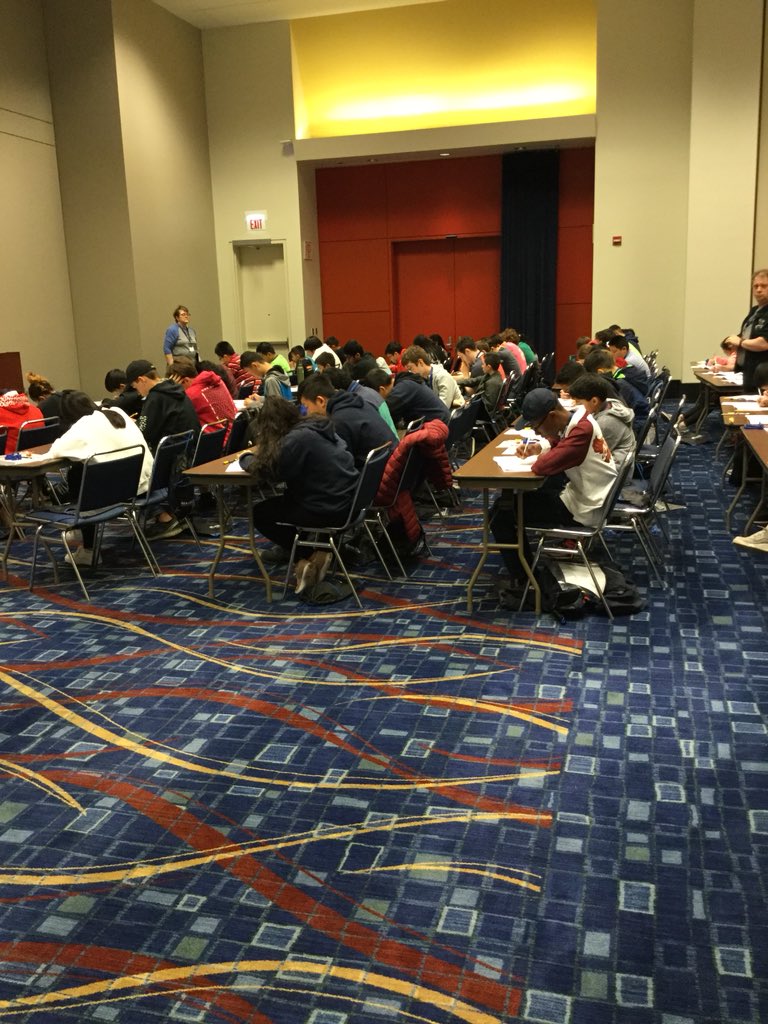 MathCON's tweet image. Shhh our finalists are still testing! #MathCON2019